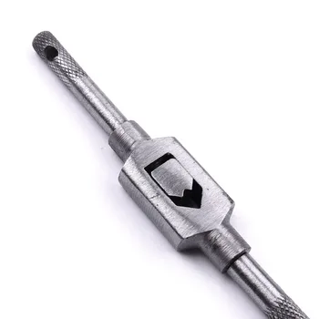 Izmantots 125mm Garu Taisnu Rokturi Metāla Pieskarieties Uzgriežņu atslēgas M2-M4 Krāni Plašu Pieteikumu Vispārējā Precizitātes prasībām Tap & Die Rokas Instrumentu