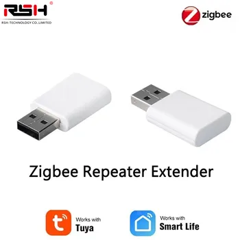 Tuya ZigBee 3.0 Signāla Atkārtotājs USB Extender Smart Dzīves App Ierīces Acs Mājas Palīgs Deconz Automatizācija