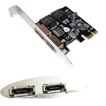 Etmakit PCI-E, Lai SATA3 PCI E SATA3.0 6Gb/s SSD Asmedia Čipu Paplašināšanas Karti ASM1061 PCI Paplašināšanas Karti Stāvvada