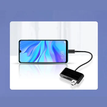 SD Karšu Lasītājs 3In1 USB 2.0 TF Mirco SD Atmiņas Cardreader U Flash Drive Samsung, Huawei Xiaomi Micro USB Mobilā Tālruņa Adapteri