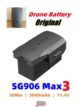 JHD Bezmaksas piegāde SG906 MAX3 Dūkoņa Akumulatoru ZLL Sākotnējā SG906 MAX3 Akumulatoru, 11.4 V 3000Mah Peld 30 Min