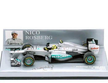 MINICHAMPS 1:43 F1 W03 Rosberg 2012 Simulācijas speciālais Sveķu Metāla Statiskā Automašīnas Modelis Rotaļlieta Dāvana