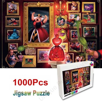Disney Rakstzīmes Kolekciju Koka Atjautības Diy Rotaļlietas Izlūkošanas Karikatūra Puzzle Puzle Bērniem Mācību Izglītības Rotaļlietas