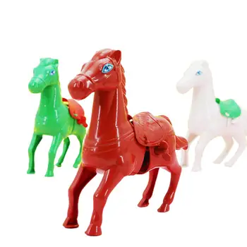 Dzīvnieku Likvidāciju Rotaļlietas Drošas Plastmasas Kājām Lekt Zirgu Vēja Rotaļlieta Ziemassvētku Dāvanu Vēja Rotaļu Zirgs Uzvelkams Rotaļu