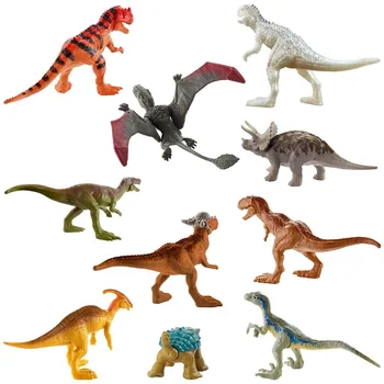 Jurassic Dinozauru Pasaules Tūrisma Krīta Tyrannosaurus Ankylosaurus Mini Komplekts Darbības Rādītāji Rotaļlietas Zēniem