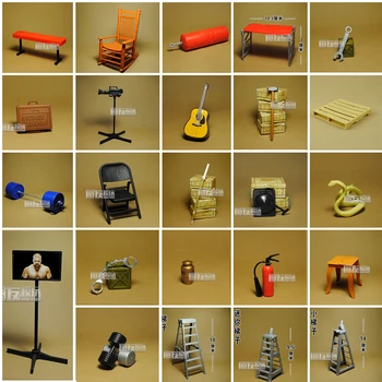 Gredzens Cīkstonis Rīcības Attēls Piederumi Sandbag Krēslu Āmuru, Kāpnes Stienis Militārās Darbības Skaitļi Gala Produkta Rotaļlietas