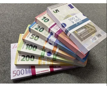 Nederīgs krāsains imitācija 100gab papīra joks monētas reāli banknotes kāzu svinības, izklaides magic show