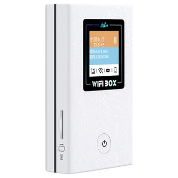 Portatīvo 4G Wifi Router 4G Lte, Wifi, Bezvadu Maršrutētāju 6800Mah Akumulatora enerģiju Bankas Hotspot Atslēgt Automašīnas Mobilā Ar Sim Kartes Slots