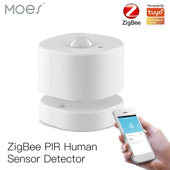 ZigBee PIR Kustības Sensoru Cilvēku Sensors Detektoru Smart Dzīves Tuya App Kontroles Saprātīga Saikne gudrās Mājas Signalizācijas Sistēma