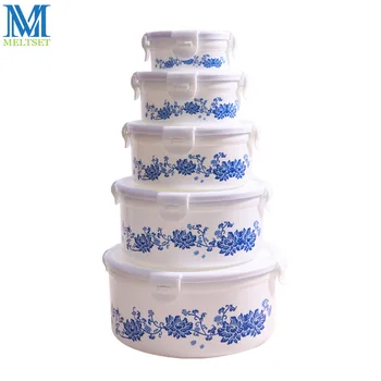 Ķīniešu Stilā Pārtikas uzglabāšanas kaste Drukāšanas Ziedu Ledusskapis Crisper Konteineru Kastes Augļu, Dārzeņu Plastmasas Uzglabāšanas Kastes