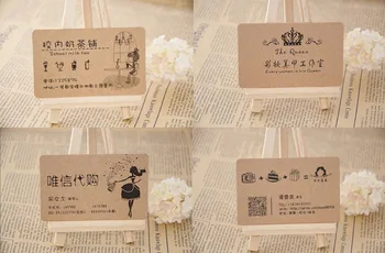 Papīra vizītkarti 300gsm, matēts laminēts papīra businesscards ar logo druka