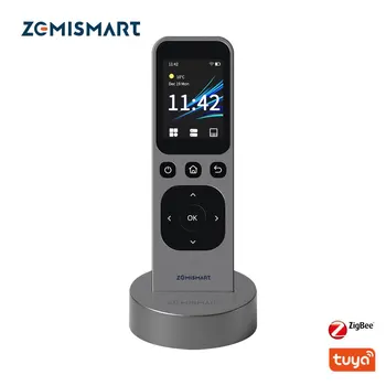 Zemismart Tuya WiFi IS Centrālā Tālvadības pults ar HD Touch Screen ar Uzlādes Bāzes Smart Control Tuya Smart Zigbee BLE Ierīces
