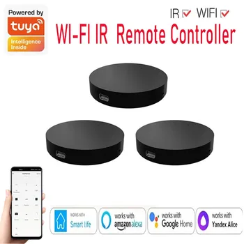 Tuya Wifi INFRASARKANO staru Tālvadības pults Smart wifi universālā IS smart home kontroli, TV, DVD AUD strādā ar Alexa, Google Home Smart Dzīve