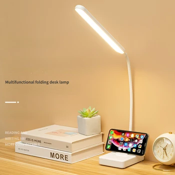 Jauno mācību galda lampa LED mazā galda lampa Studentu lasīšanas galda lampa USB acu aizsardzība galda lampas galda lampas