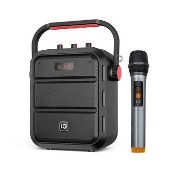 SHIDU Aktīvo Uzlādējamais Bezvadu Audio Skaļrunis Ar Rokas Mikrofonu Komplekts Āra Pārnēsājams Skaļrunis Karaoke